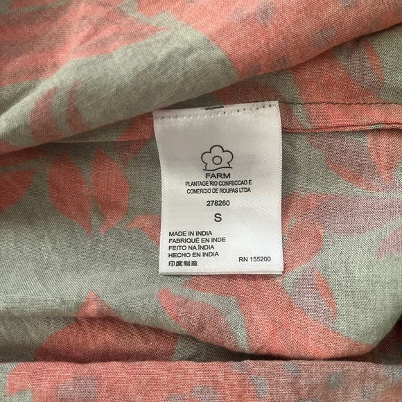 Farm Rio Off-The-Shoulder Cover-Up Dress - Picture 5 of 8